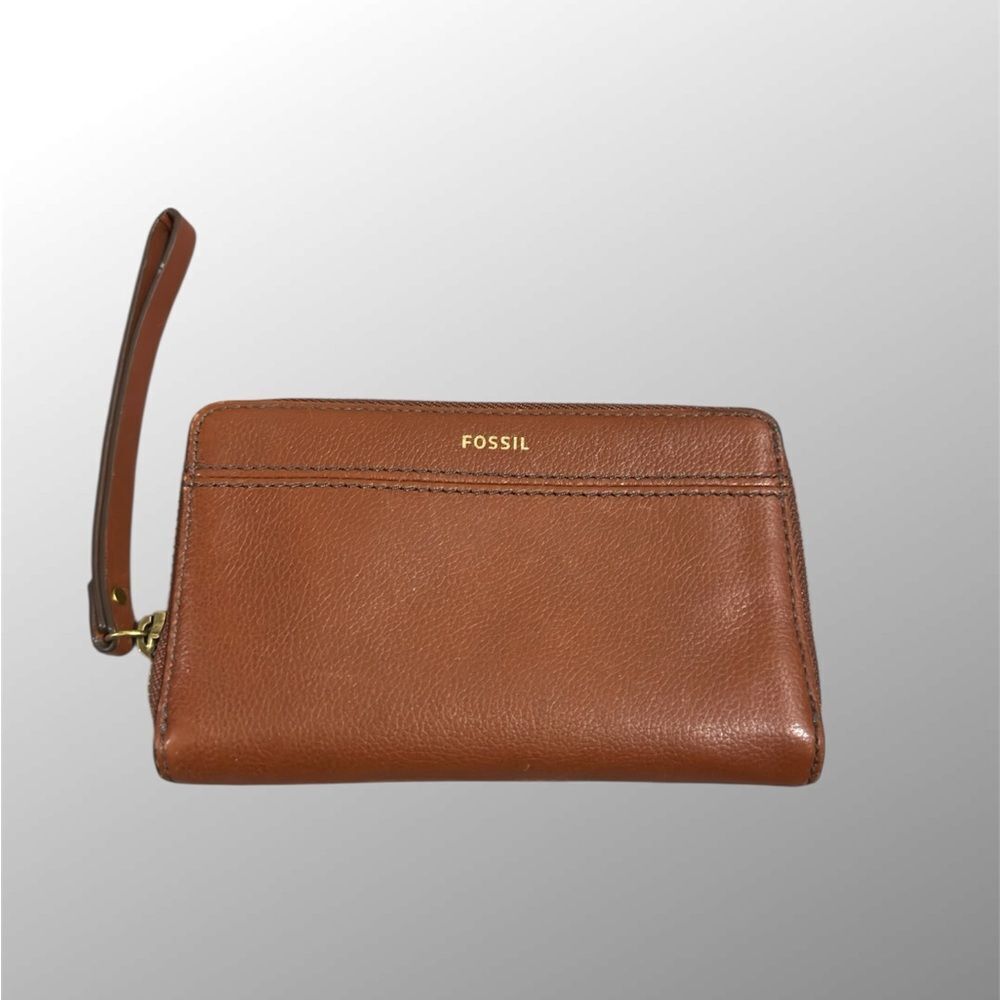 Fossil Tan Leather Wallet